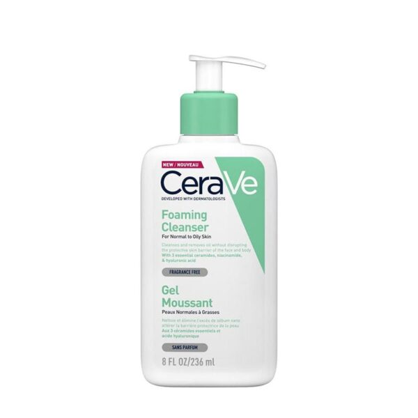 CeraVe Foaming Cleanser For Normal to Oily Skin - 236 ml