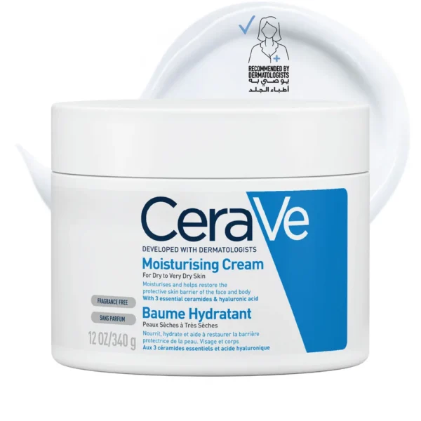 CeraVe Moisturising Cream for Dry to Very Dry Skin 340g